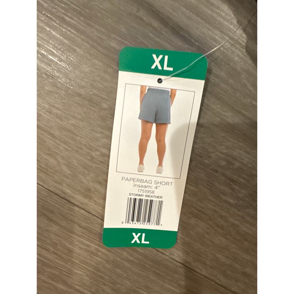 Danskin Paper Bag Shorts Pink & Green Women's Size XL - Picture 4 of 16
